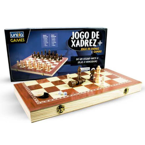 Jogo De Xadrez E Damas Oficial