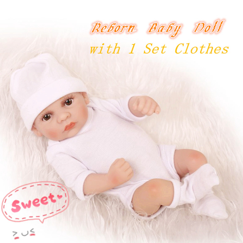 10 25 Cm Reborn Baby Dolls Eye Abrir Vinil Artesanal Realista Bebe Realista Boneca Menino Presente De Natal Nas Americanas