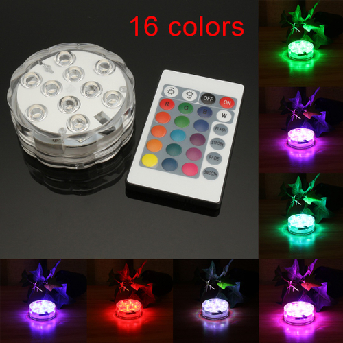 Impermeavel Rgb Led Piscina Luz Fonte Subaquatica Controle Remoto Vaso De Cor Decoracao Nas Americanas