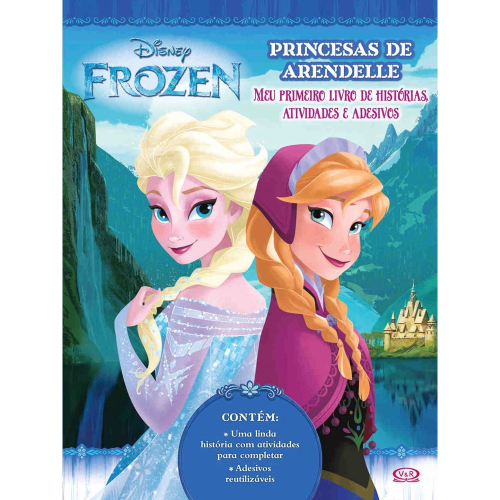 Disney Princesas Prancheta para Colorir com 1.500 Adesivos