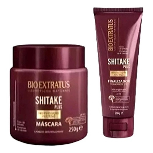 Kit Bio Extratus Shitake Cabelos Desvitalizados Completo