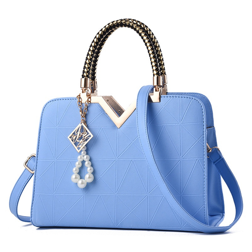blue satchel bolsa