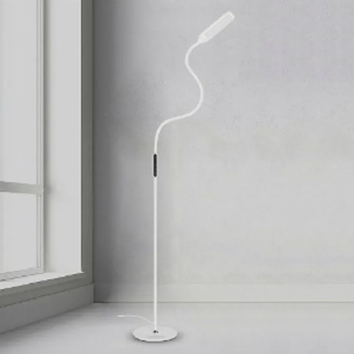 Luminária Coluna Moderna Haste Flexivel De Led Com Controle Remoto Sala