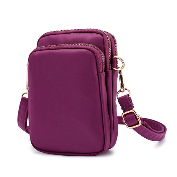 nylon crossbody travel bolsa