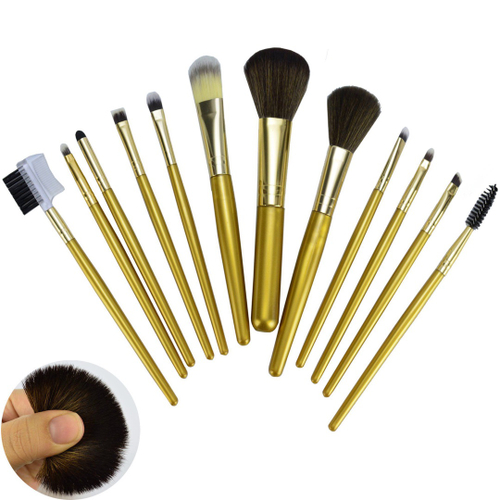 Pincel Maquiagem Fashion Jogo Kit Com 5 Peças Sombras Espuma