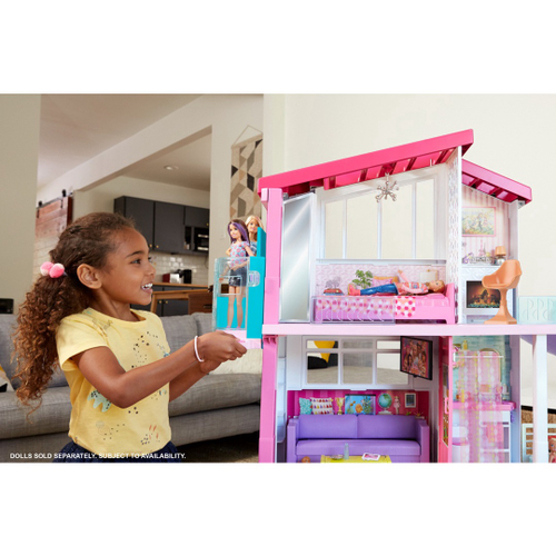 Casa dos Sonhos da Barbie com Acessorios - 75cm - Mattel