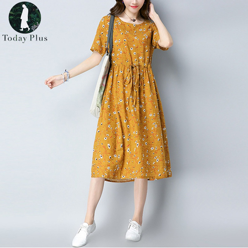 vestidos midi solto