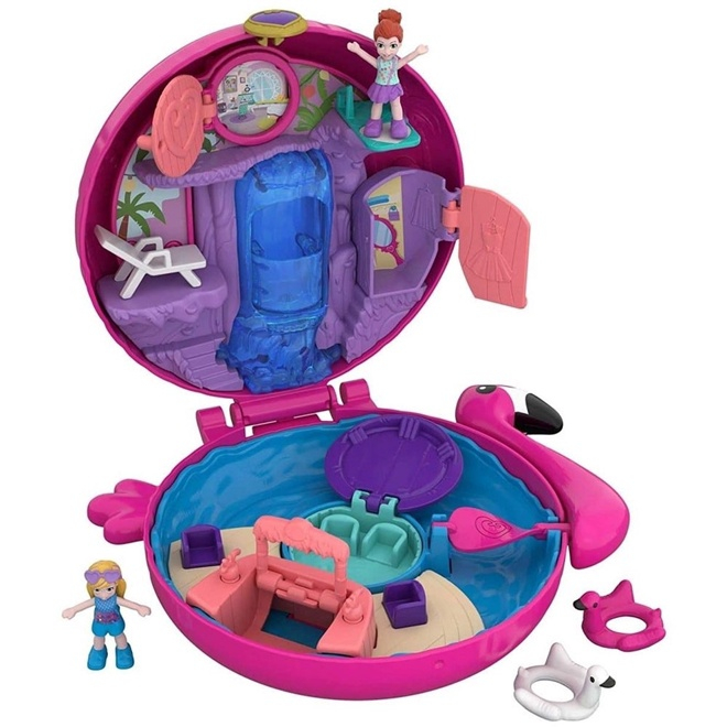 Kit 2 Bonecas Polly Pocket Moda Da Aventura No Espaço Magico