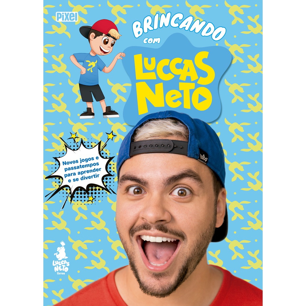 O livro de colorir Luccas e Gi nas férias