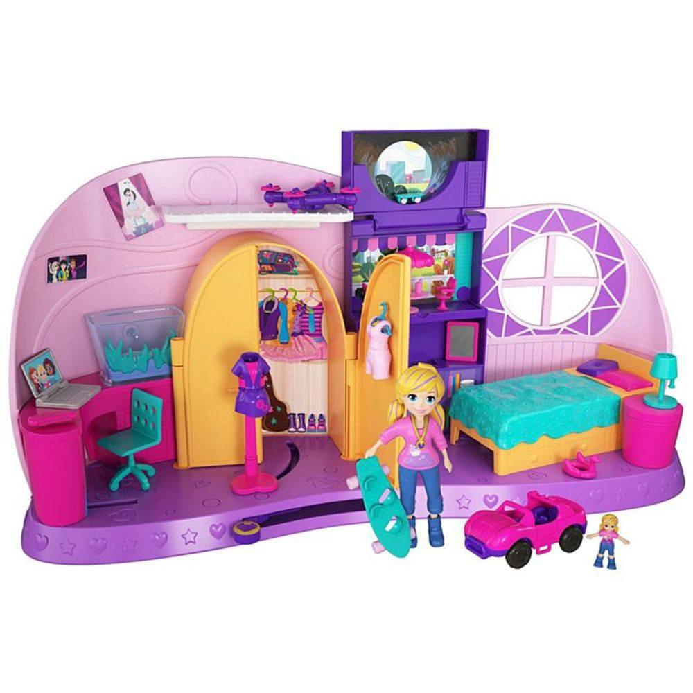 Boneca Polly Pocket Quarto Da Polly Fry98 - Mattel em Promoção na Americanas