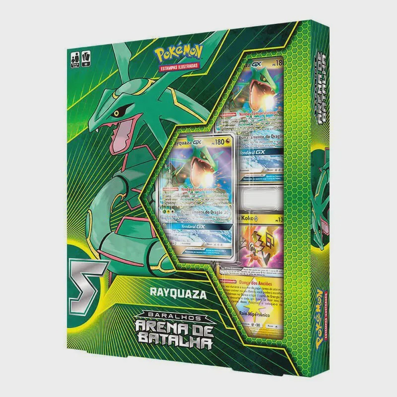 Preços baixos em Rayquaza Pokémon TCG raros colecionáveis jogos de