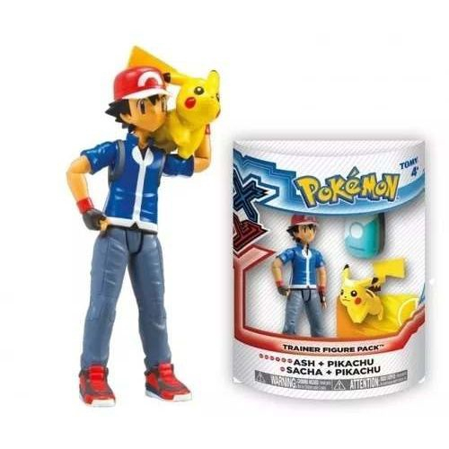 Tomy Pokemon XY Ash and Pikachu Pokémon trainer Action Figure