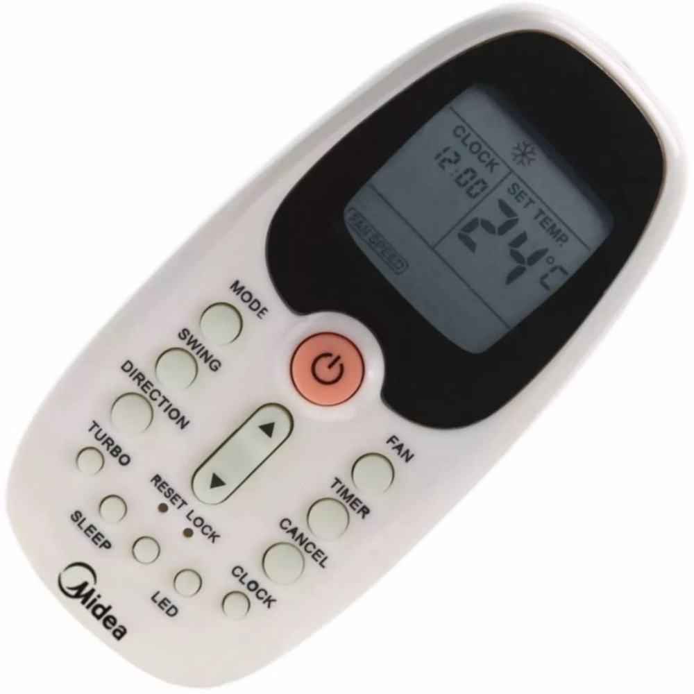Controle Remoto Original p/ Ar Condicionado Midea Mse-07hr Mse-12hr ...