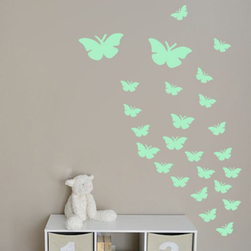 Brilham No Escuro Adesivos Quarto Infantil Decoracao De Parede De Teto 12x Borboleta Nas Americanas Ainda que a criança não tenha preferências bem definidas é essencial que o quarto seja confortável, transmita para a criança o sentimento de segurança e traga referências das atitudes e gostos dela. no escuro adesivos quarto infantil