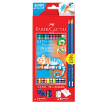 Lápis de cor 24 cores 12 lápis bicolor 120612 + 2N Faber-Castell