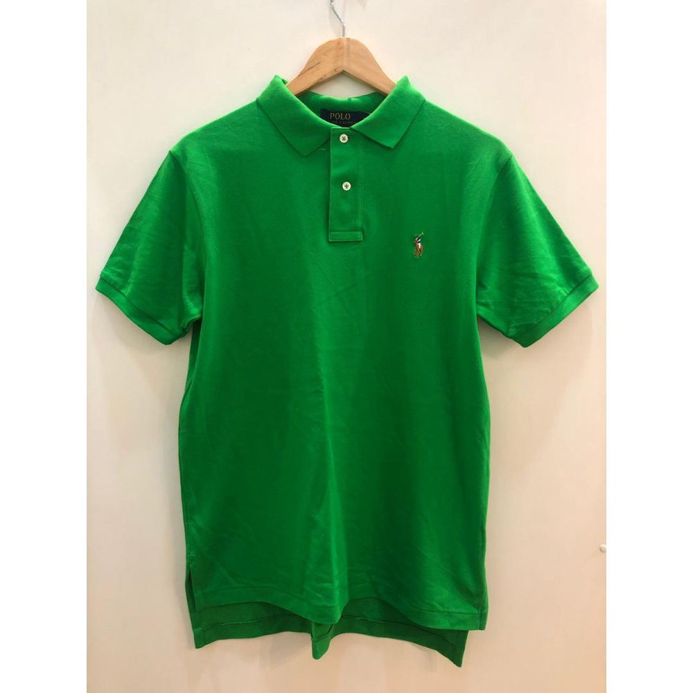 Camisa Polo Ralph Lauren Verde Claro Colorido Algodao P em Promocao na Americanas