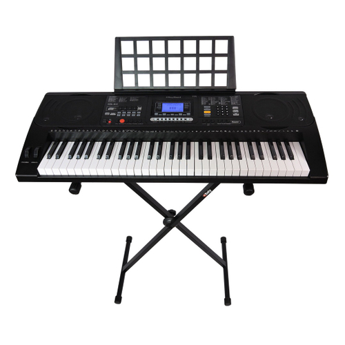 Jethrora 61 Teclas Piano Eletrônico Digital Teclado Saída MIDI 128 Sons 128  Ritmos 14 Músicas Demo Gravação Programação Tutorial de Reprodução com