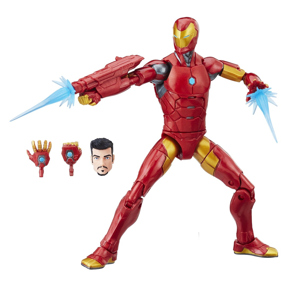 Boneco Marvel Legends Build a Figure Iron Man hq Serie E1562