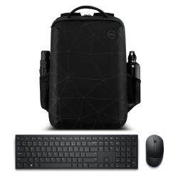 Kit Mochila para Notebook Dell Essential 15.6 + Teclado e Mouse sem fio Dell Pro KM5221W Preto Menor preço em Kit Mochila para Notebook Dell Essential 15.6 + Teclado e Mouse sem fio Dell Pro KM5221W Preto