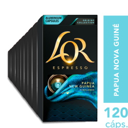 Kit 120 Cápsulas Café L\'OR Papua Nova-Guiné Menor preço em Kit 120 Cápsulas Café L\'OR Papua Nova-Guiné