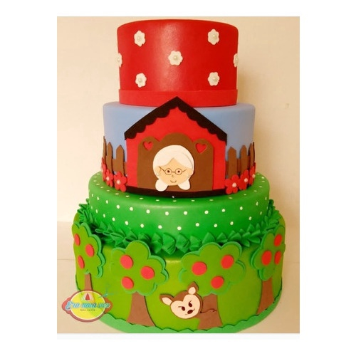 Bolo Chapeuzinho Vermelho Little Red Ridding Hood cake  Bolo da chapeuzinho  vermelho, Festa da chapeuzinho vermelho, Chapeuzinho vermelho