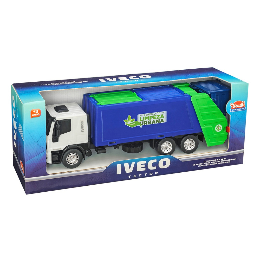 Caminhão iveco hi-way caçamba basculante - usual brinquedos em Promoção na  Americanas