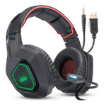 Headphone Gamer Super Bass Headset C Led rgb pc Xbox Celular
