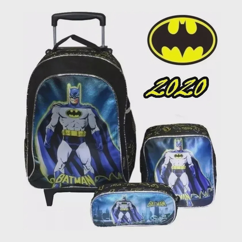 Kit mochila batman morcego carrinho completo top em Promoção na Americanas