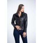 Jaqueta Parra Couros feminina ub preto