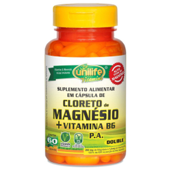 Cloreto De Magnésio Pa + Vit B6 60 Cápsulas 800Mg - Unilife é boa?