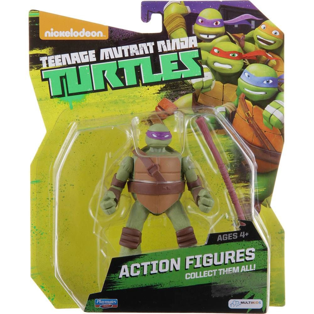 TMNT Donatello Tartarugas Ninjas Nickelodeon playmates boneco figura