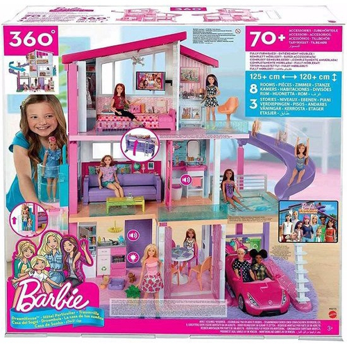 Casa dos Sonhos Barbie Mansão 3 Andares De Luxo C/ Acessórios