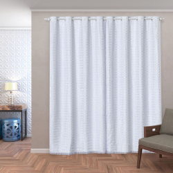 Cortina Blackout pvc com Tecido Voil Xadrez 2,80 m x 2,30 m Branco Menor preço em Cortina Blackout pvc com Tecido Voil Xadrez 2,80 m x 2,30 m Branco