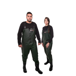 Jardineira Macacão Pesca Com Bota Impermeável Pioneira Menor preço em Jardineira Macacão Pesca Com Bota Impermeável Pioneira