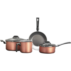 Conjunto de 4 Panelas Antiaderente Pro-flon Brinox Clove Frigideira Fervedor Menor preço em Conjunto de 4 Panelas Antiaderente Pro-flon Brinox Clove Frigideira Fervedor
