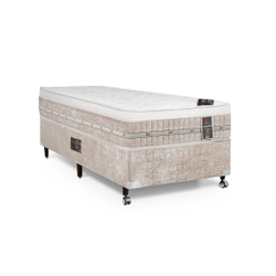 Conjunto Castor Premium Tecnopedic Solteiro 88x188x57 + Box Castor Menor preço em Conjunto Castor Premium Tecnopedic Solteiro 88x188x57 + Box Castor