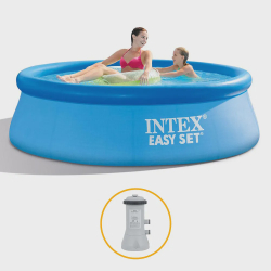 Piscina Inflável Easy Set 2.362 Litros + filtro Intex Menor preço em Piscina Inflável Easy Set 2.362 Litros + filtro Intex