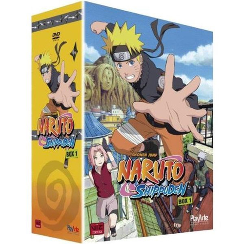 DVD Naruto Shippuden - Box 1 - 5 Discos