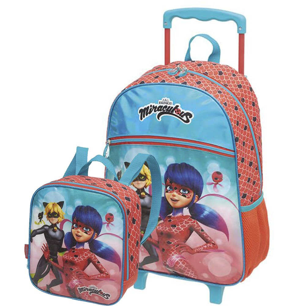 Lancheira Escolar Térmica Menino Cat Noir - Personagem Do Desenho Infantil  Miraculous Ladybug - Pacific (966D11) em Promoção na Americanas