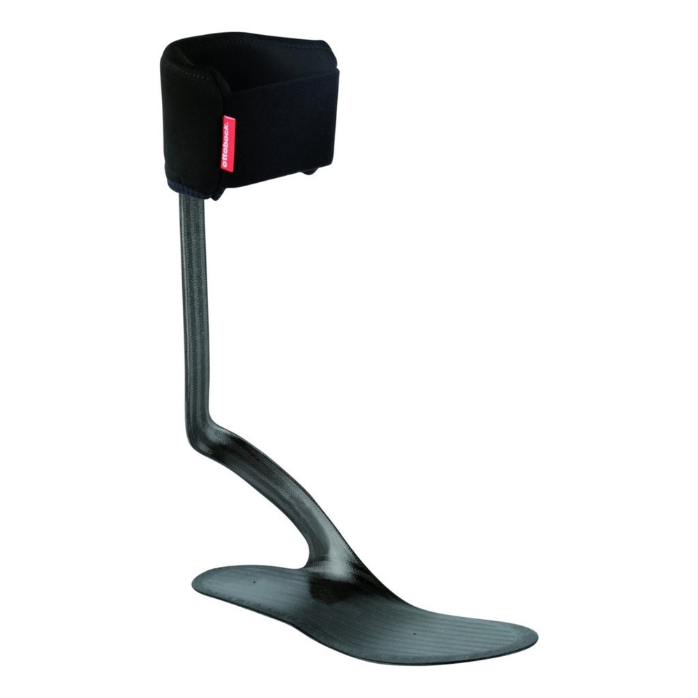 Afo fibra de carbono walkon trimable preto 36 39 direito 28u23