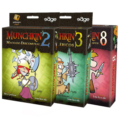 Jogo de Tabuleiro Munchkin - Galápagos - Jogos de Tabuleiro