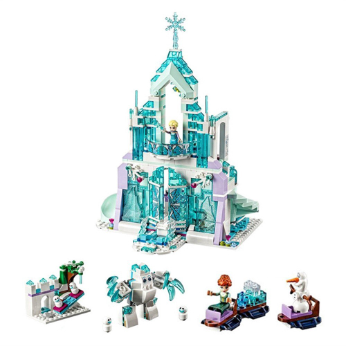 Castelo de gelo mágico da elsa blocos de construção Outlet