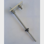 Estrutura Suporte Fixador p/ Perfil Painel Solar Alumínio Inox p/ Telha Fibrocimento Metal c/ 4un
