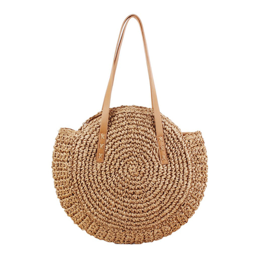 straw rattan bolsa