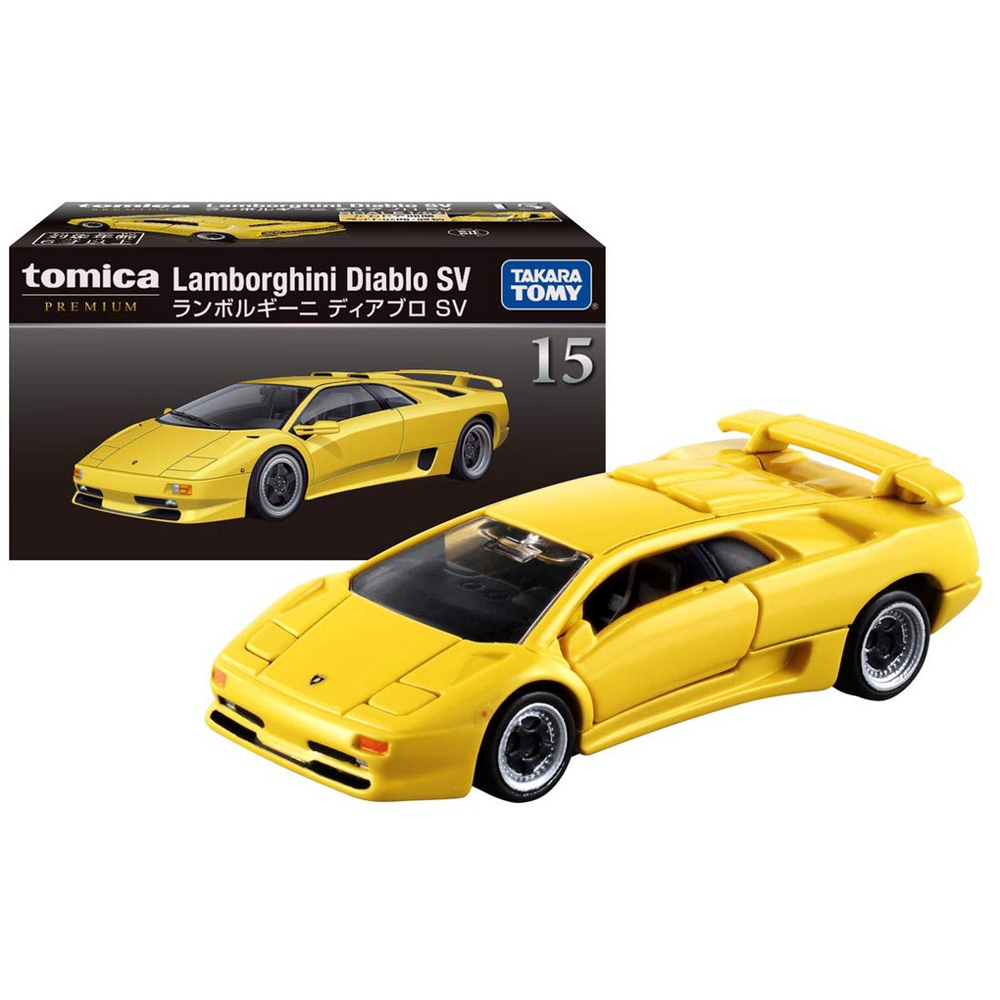 Lamborghini Diablo sv #15 - Tomica Premium - 1/62 - Tomy em Promoção na  Americanas