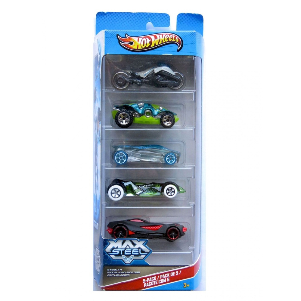 5 Pack Max Steel - 1/64 - Hot Wheels 2013 em Promoção na Americanas