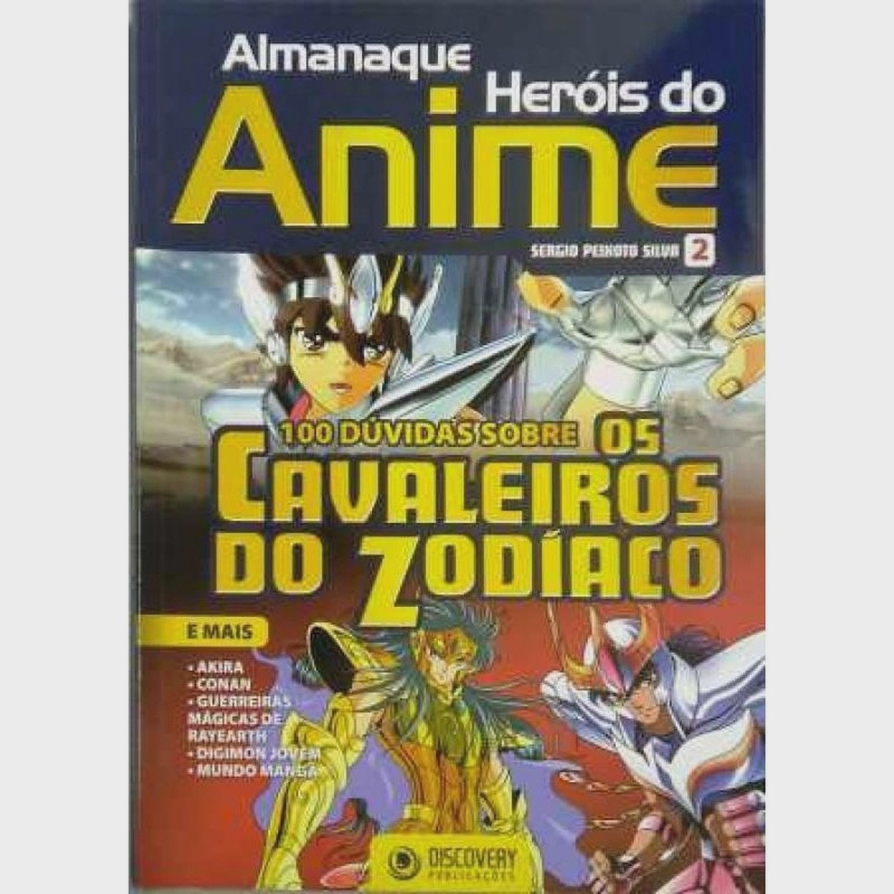 Livro Almanaque Heróis Anime Cavaleiros Zodíaco Discovery na Americanas  Empresas