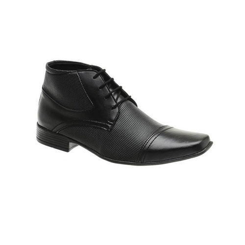 Bota social masculina bico hot sale fino