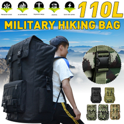 110L Mochila Militar Multi-Cor Grande Mochila de Alta Qualidade à Prova D 'Água Exercício Tático Caminhadas Camping Viajar Saco Ao Ar Livre é boa?