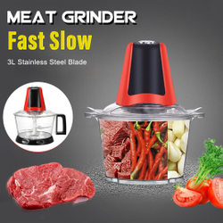 Moedor de carne 220 V 400 W 3L Multifuncional Elétrico Chopper Processador Doméstico Máquina Picadora de Alimentos ue Plug é boa?